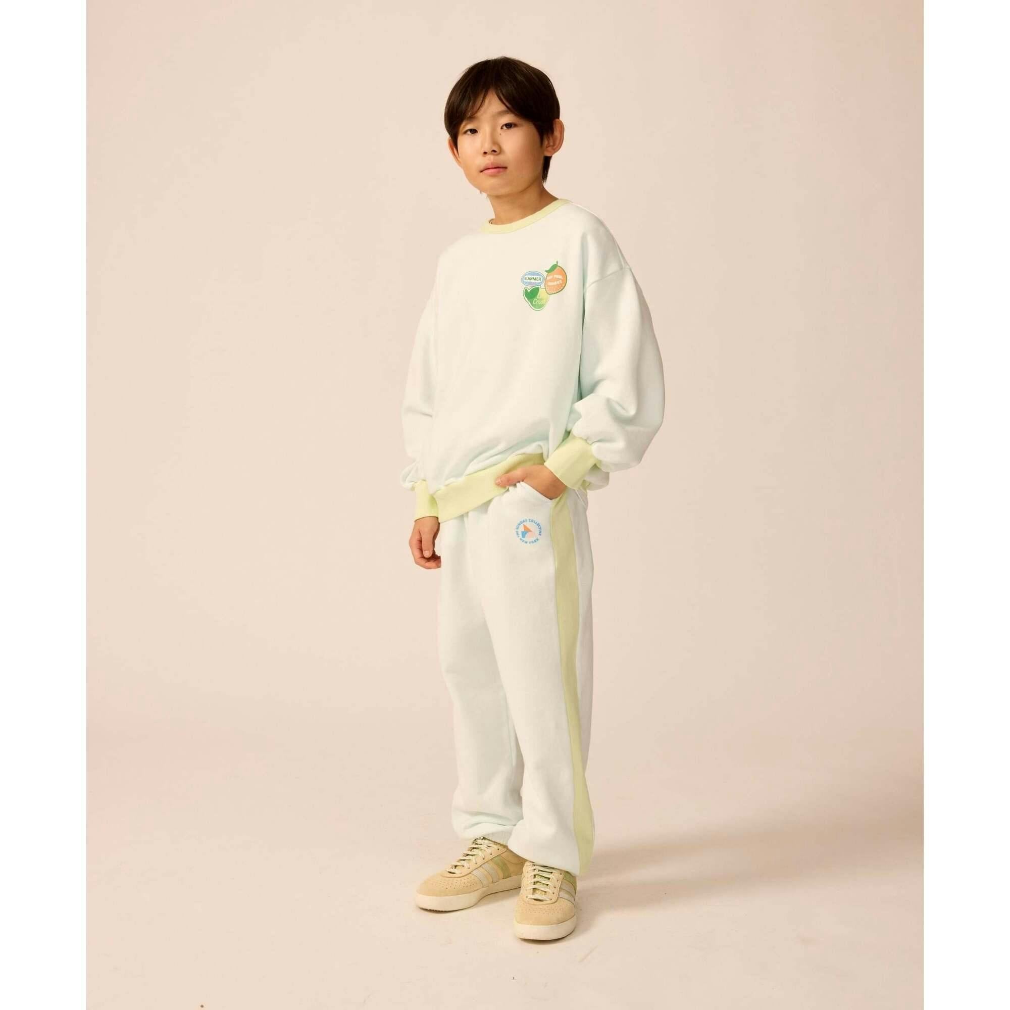 Organic Weekend Jogger in Sky Blue