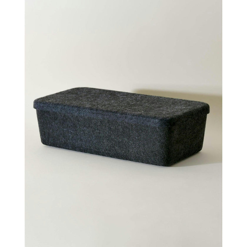 The Sculpted Bin - Long with Lid
