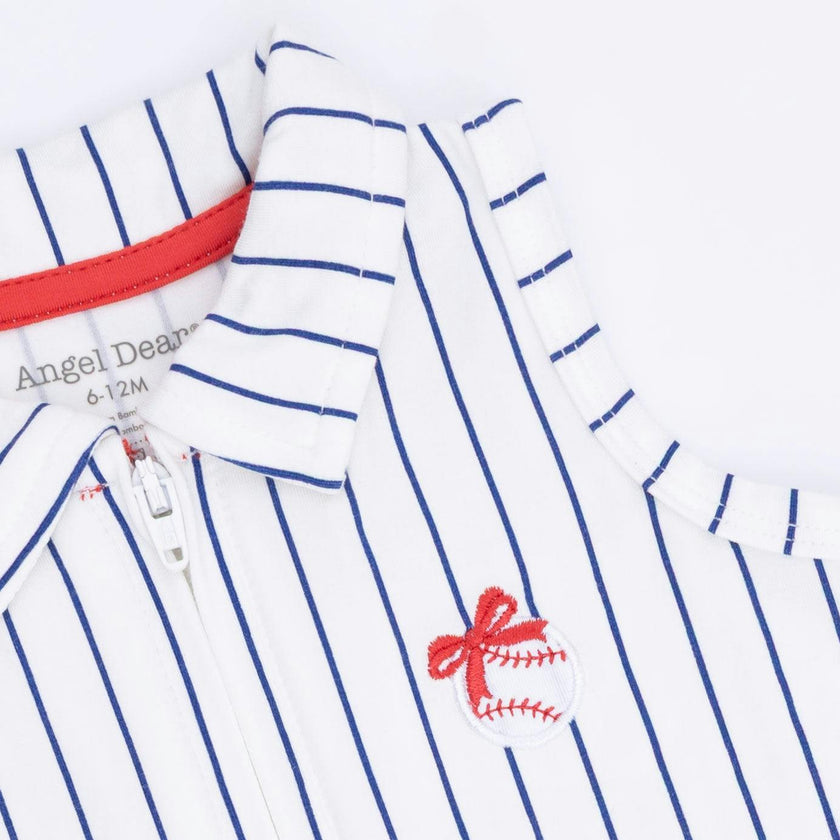 Baseball Stripe - Polo Dress with Cartwheel Short