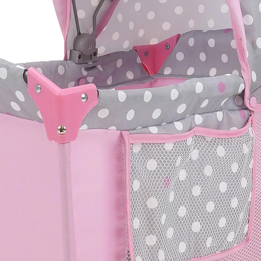 Cotton Candy Pink Doll Play Yard - Pink