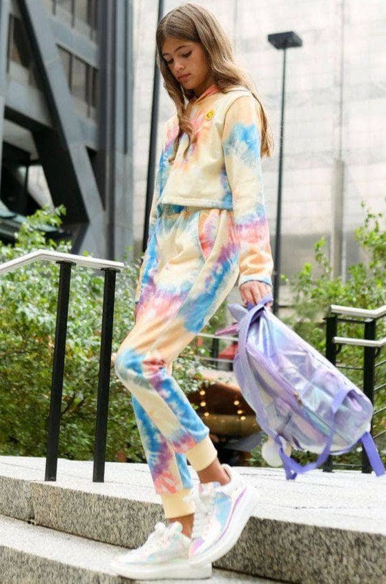 Be Happy Tie Dye Jogger Set