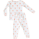 White Heart Balloon Pajama Set