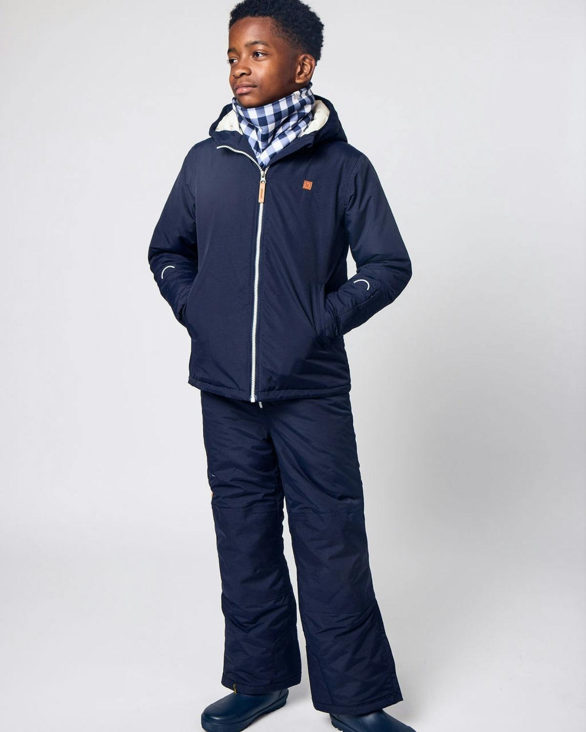 Kids Snow Pant in Navy Blue