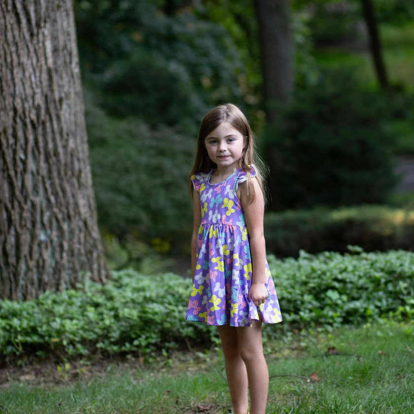Racer Back Twirly Dress in Balloon Animals