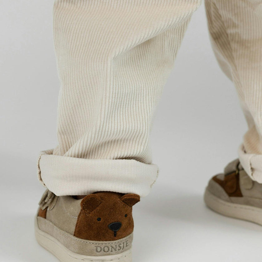 Pinou Sneakers | Bear | Taupe Suede