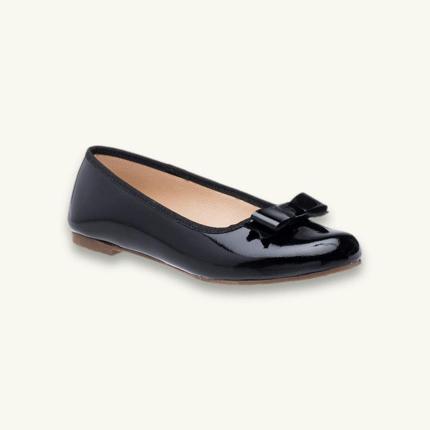 Camille Ballet Flat | Black Patent Leather