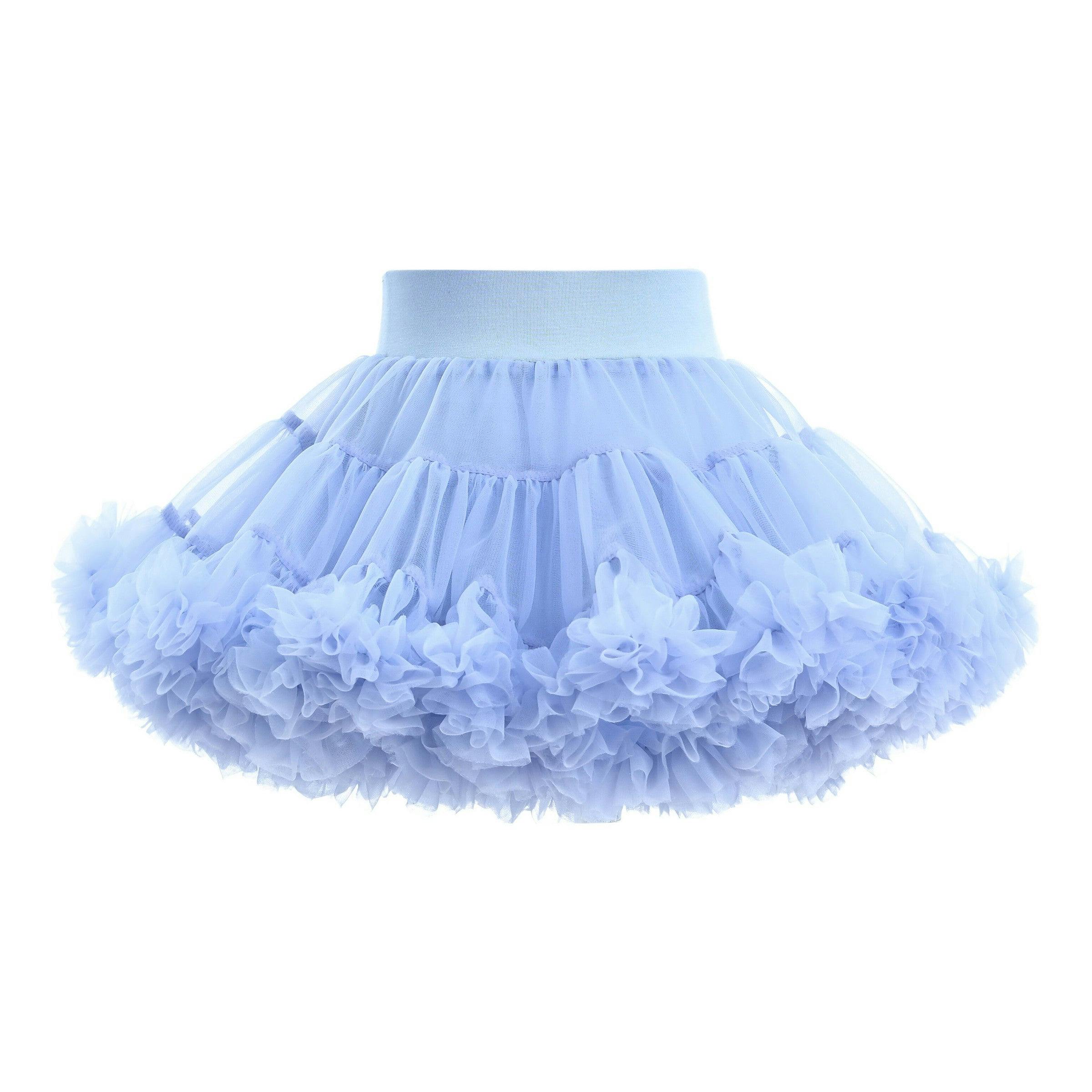 Purple Pastel Bow Tulle Skirt