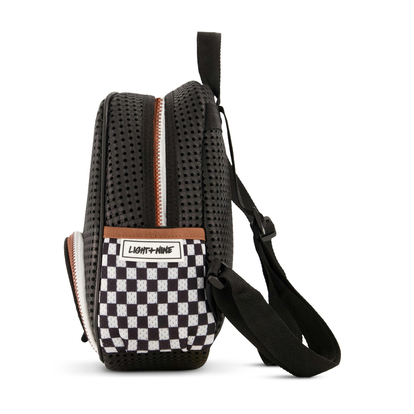 Little Starter Backpack Checkered Black