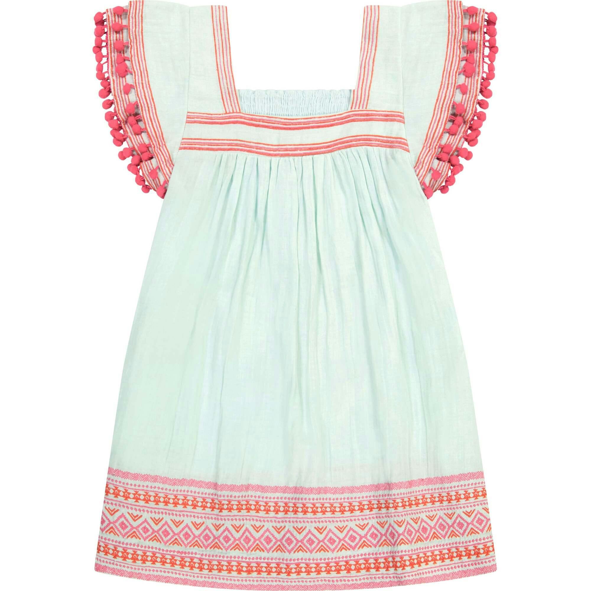 Women's Mini Sandrine Dress, Sea Mist