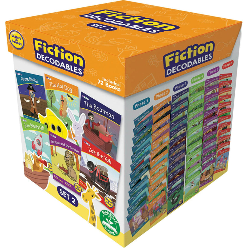 Letters & Sound Set 2 Fiction Educational Learning Boxed Set