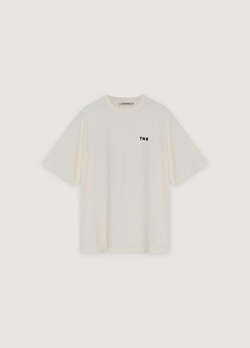 TNS Logo Men T-Shirt  Ecru