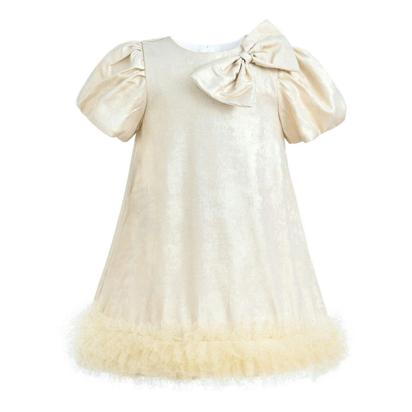 Champagne Teacup Frill Dress