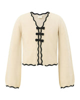 Carla Knit Cardigan, Crème