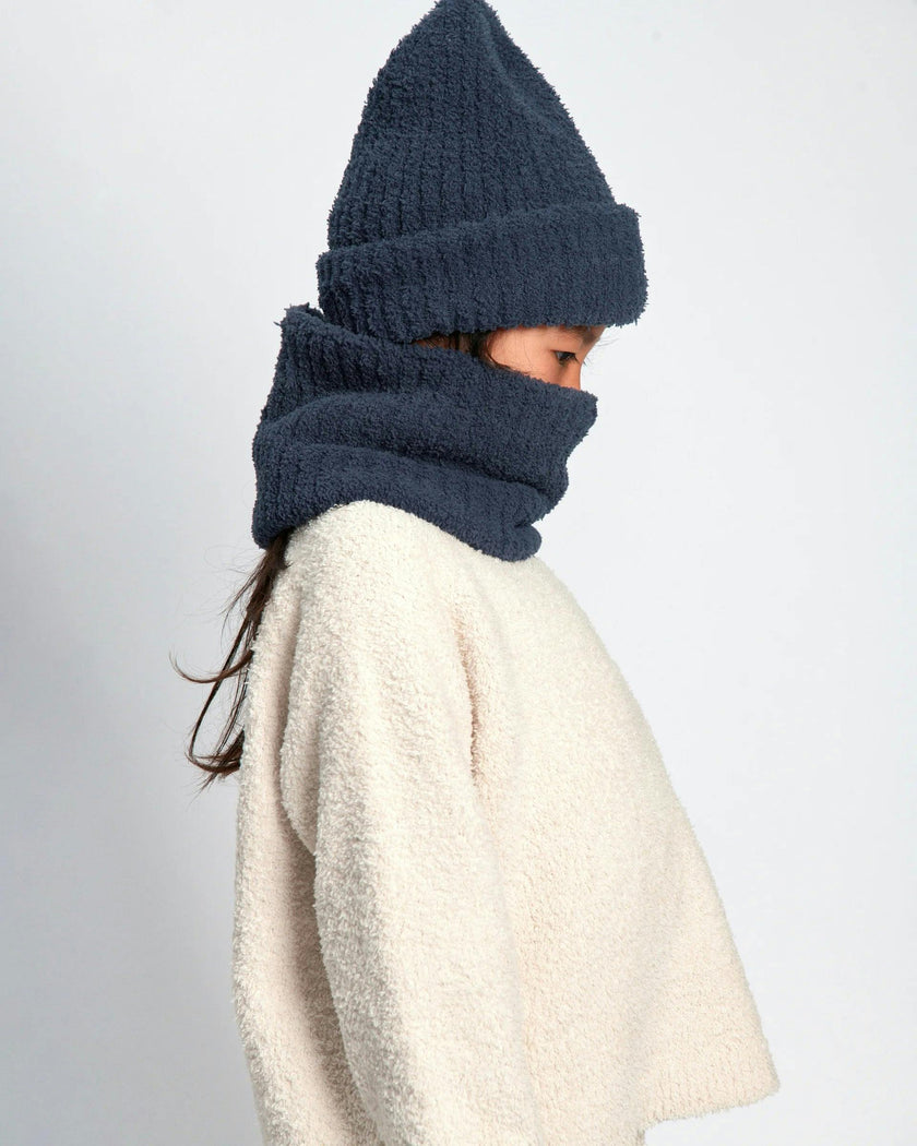 Ribbed Beanie • Fuzzy