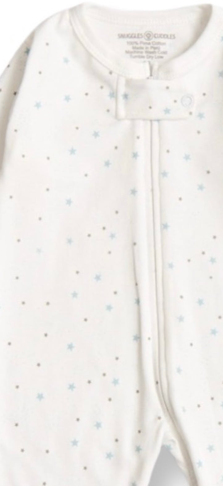 Stars Print Baby Footie Sleeper | Hypoallergenic Pima Cotton