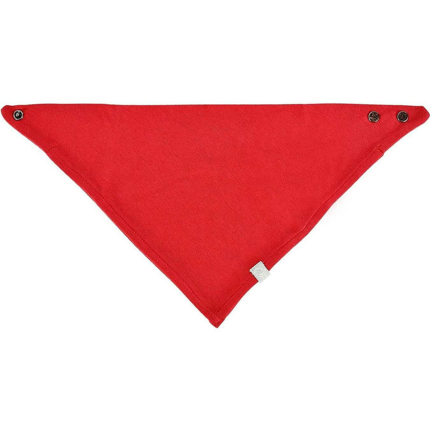 kerchief bib | scarlet red
