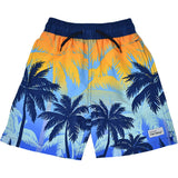 UPF 50+ Wesley Swim Trunks with Mesh Liner - C