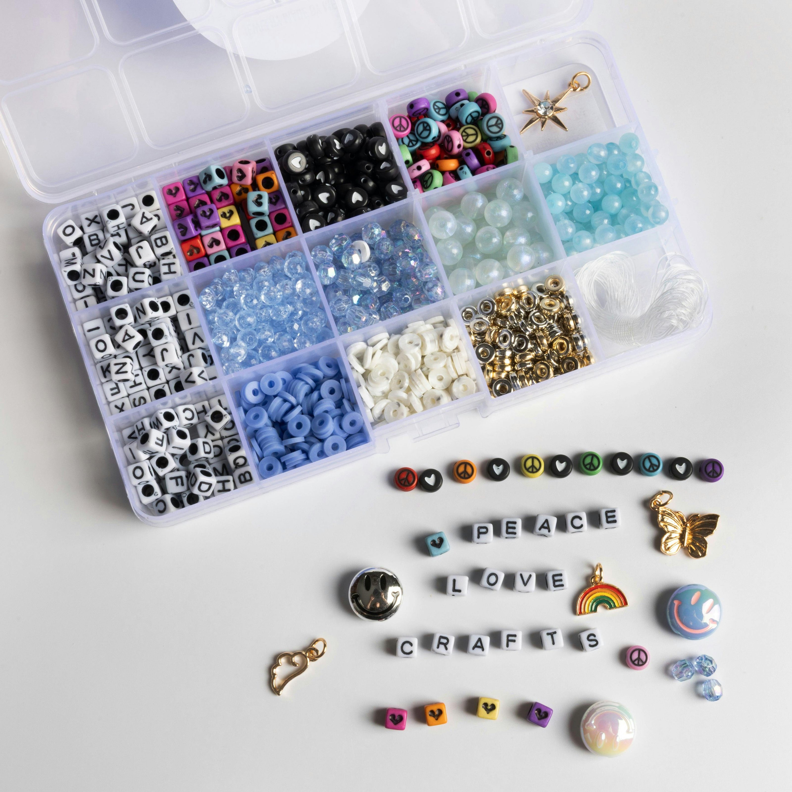 Blue Happiness Bead Kit Over 1