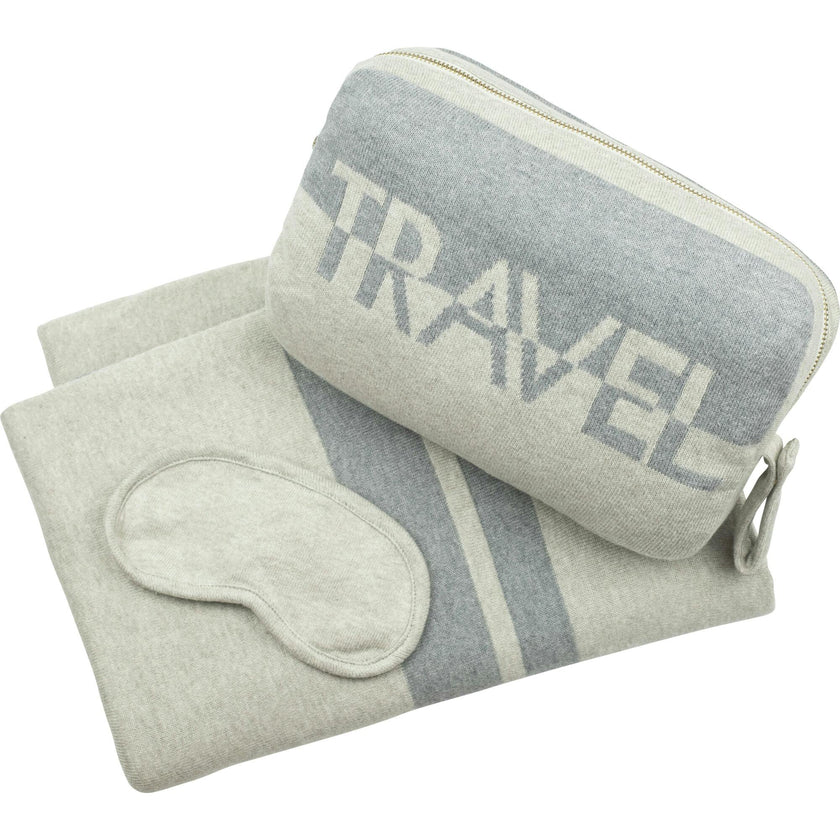 Cotton Travel Blanket Set