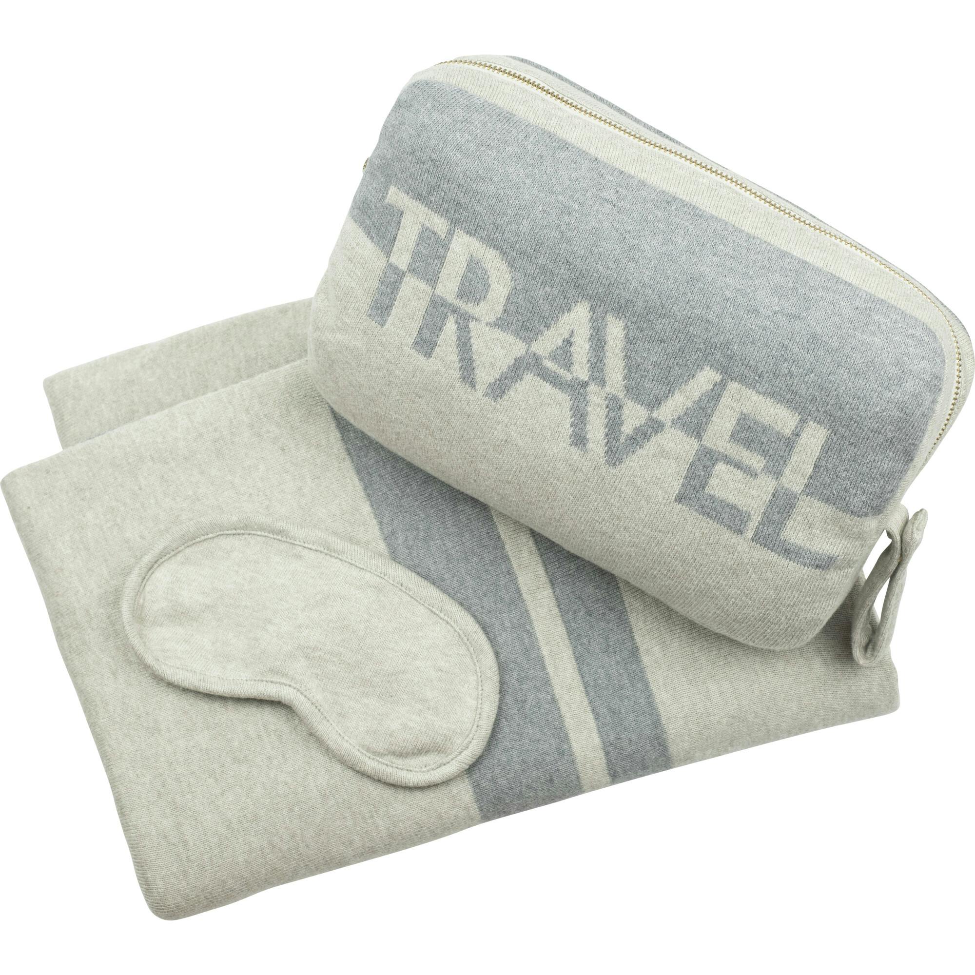 Cotton Travel Blanket Set