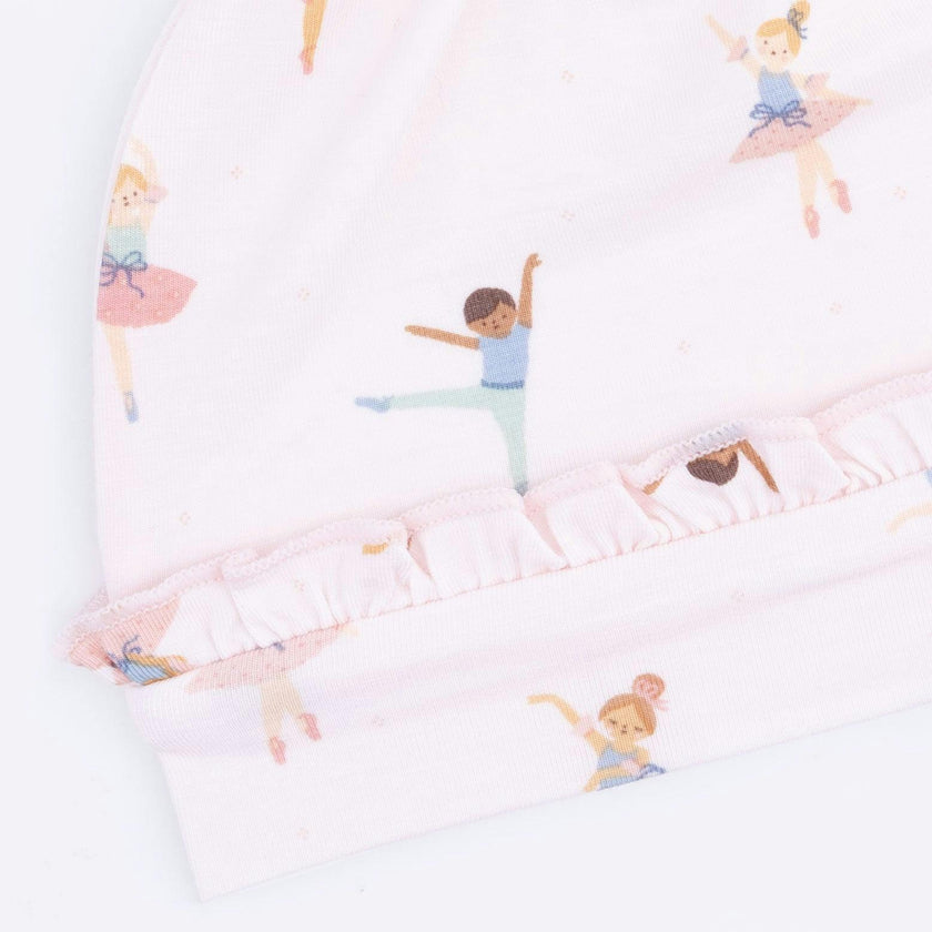 Petite Ballet - Kimono Gown & Ruffle Knotted Hat