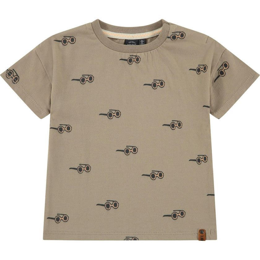 All-Over Sunglasses Graphic Print T-Shirt