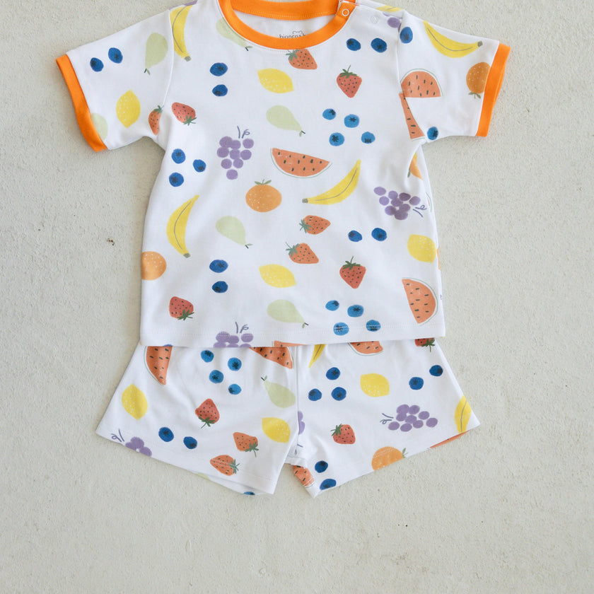 vitamin c orange short set