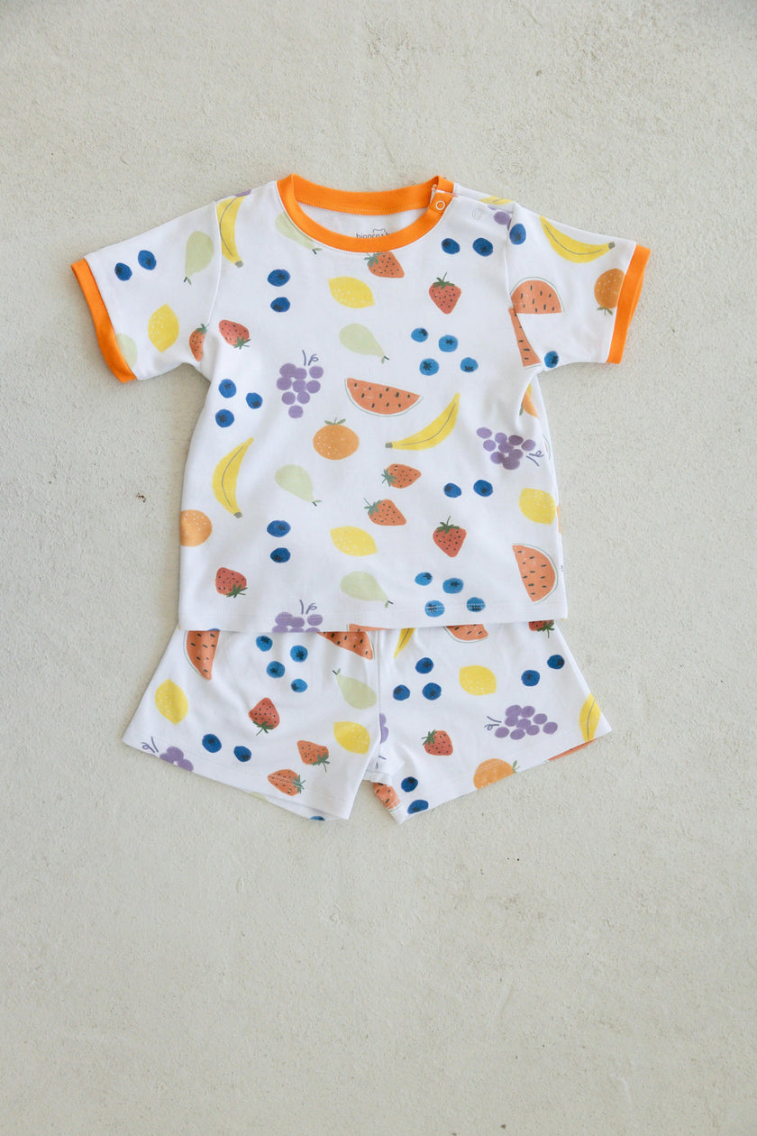 vitamin c orange short set