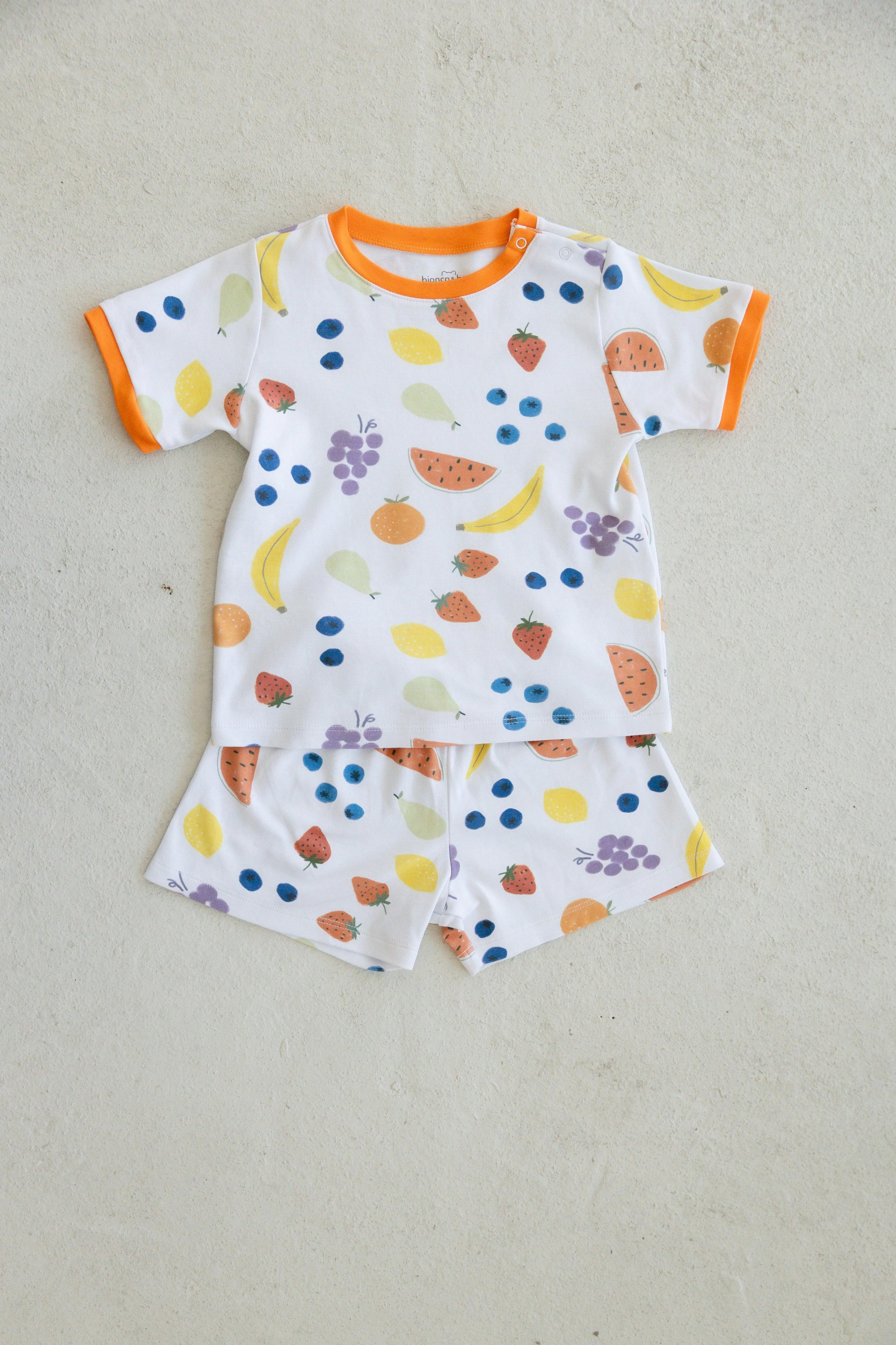 vitamin c orange short set