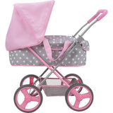 Cotton Candy Pink Baby Doll Pram Doll Accessory - Pink