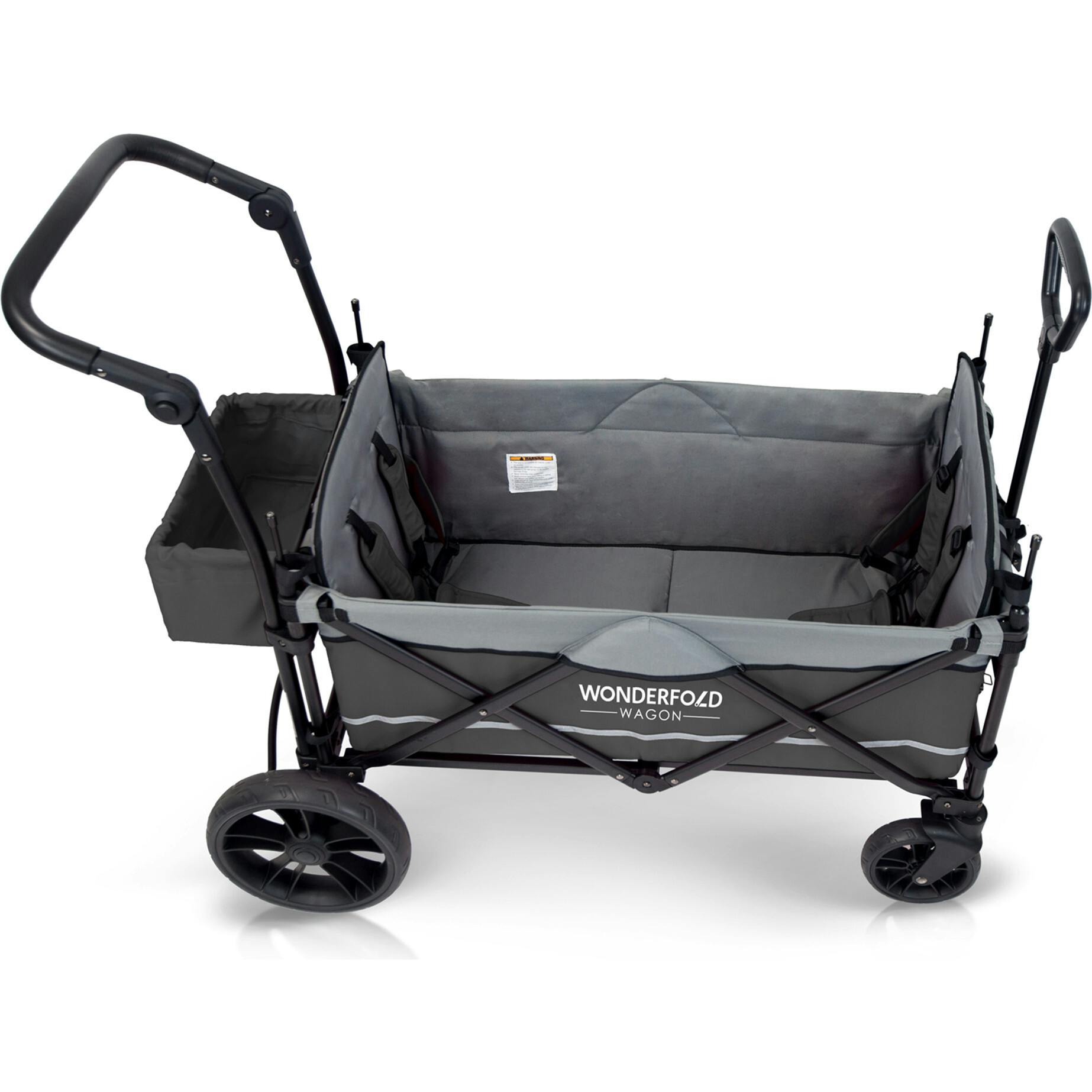 Pull & Push Double Stroller Wagon 2 Seater