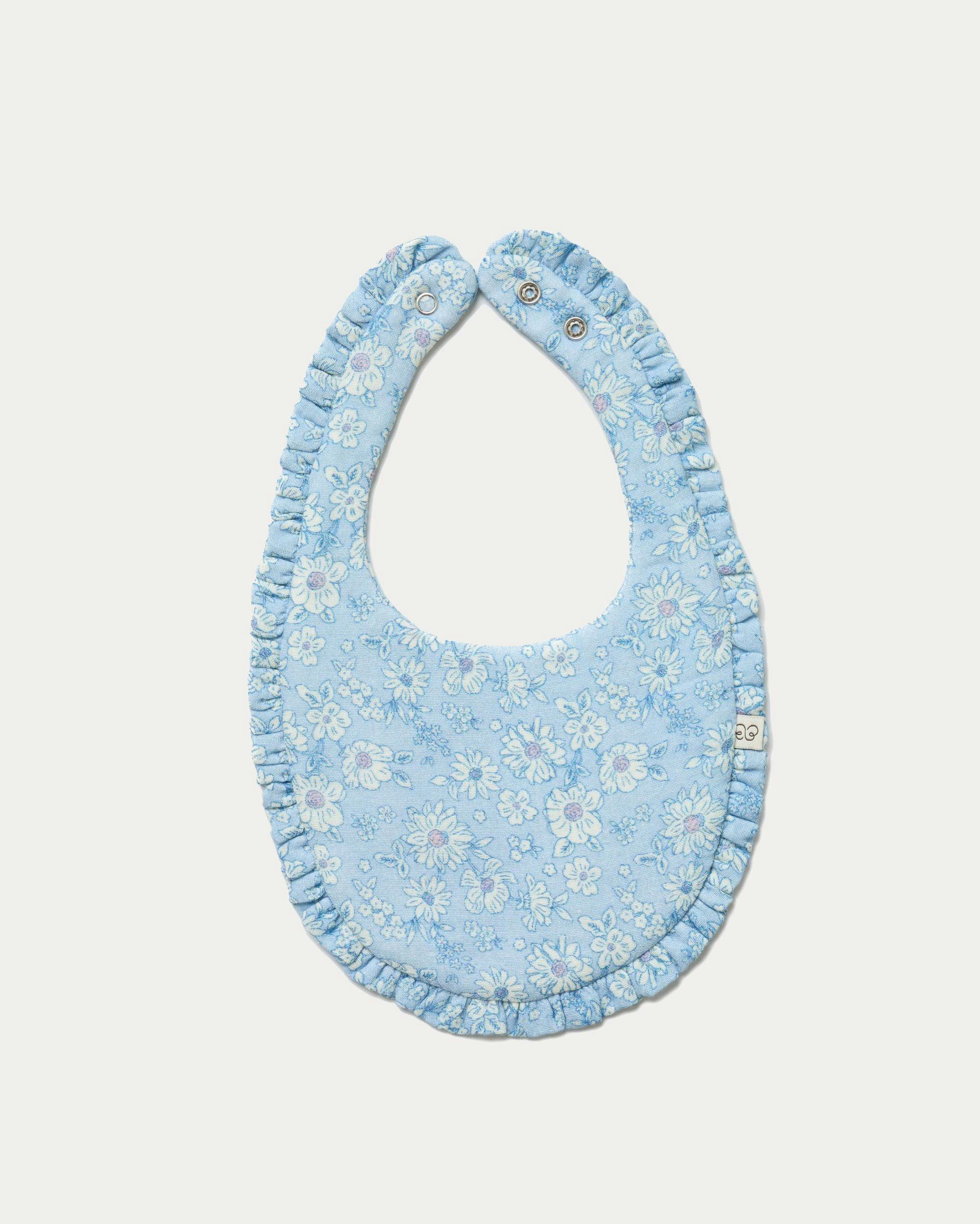 Bib - Tonal Floral Blue
