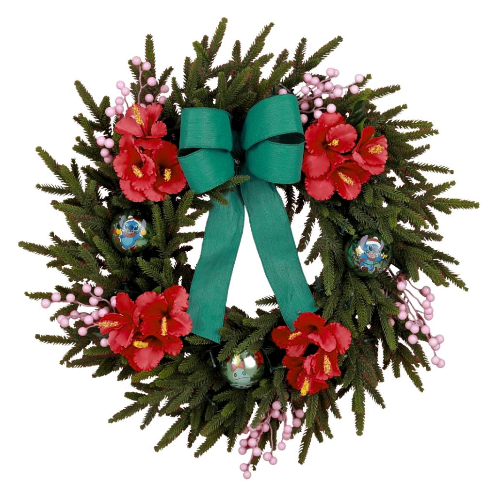 Disney® Stitch Christmas Wreath Pre-Lit