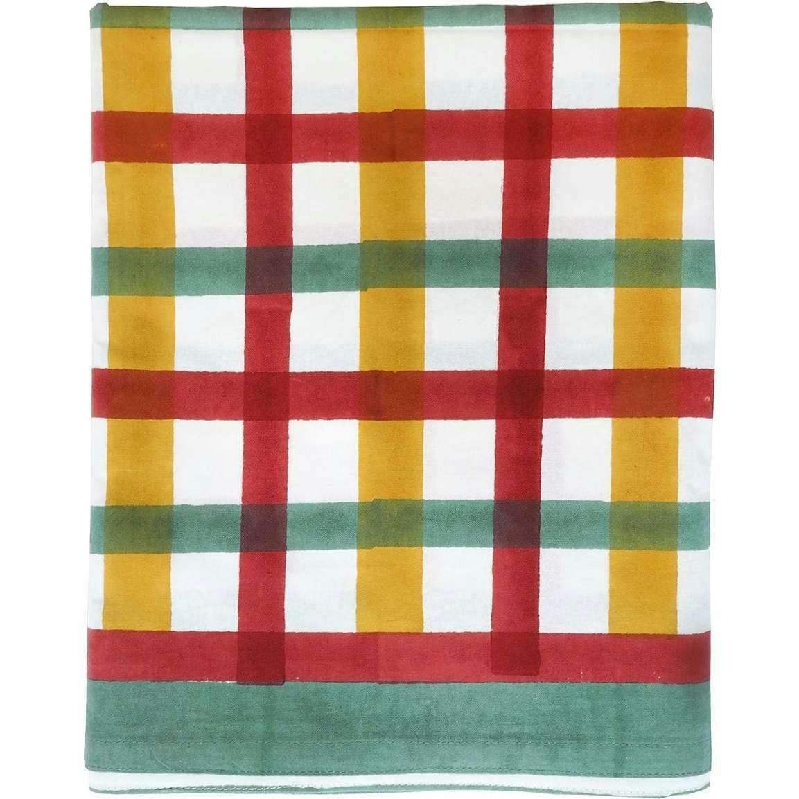 Block-Printed Table Cloth