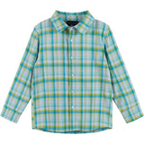 Boys 4-Piece Vest Set | Navy & Khaki Plaid