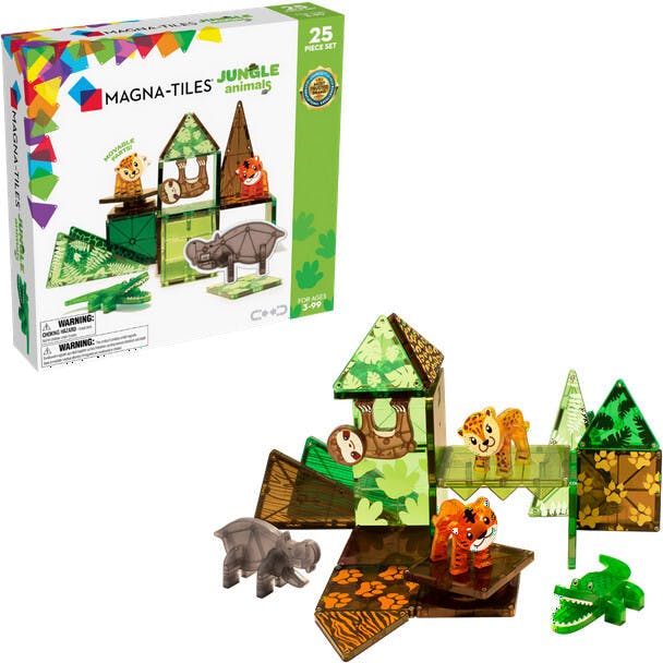 Magna-Tiles Jungle Animals 25pc Set