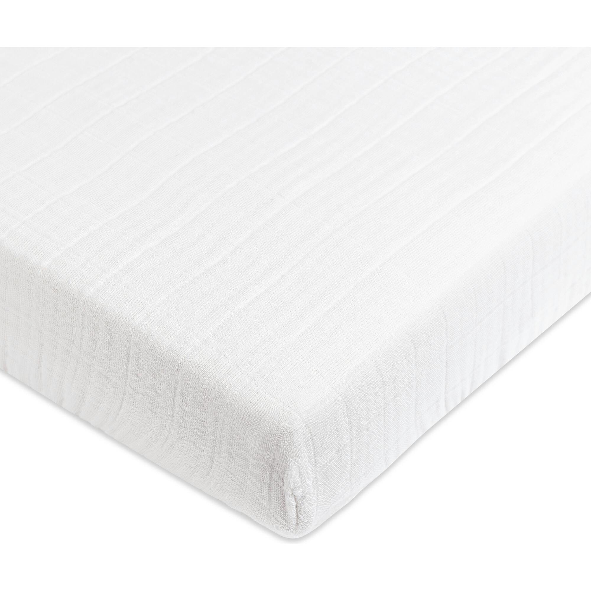 Organic Muslin Cotton Mini Crib Sheet