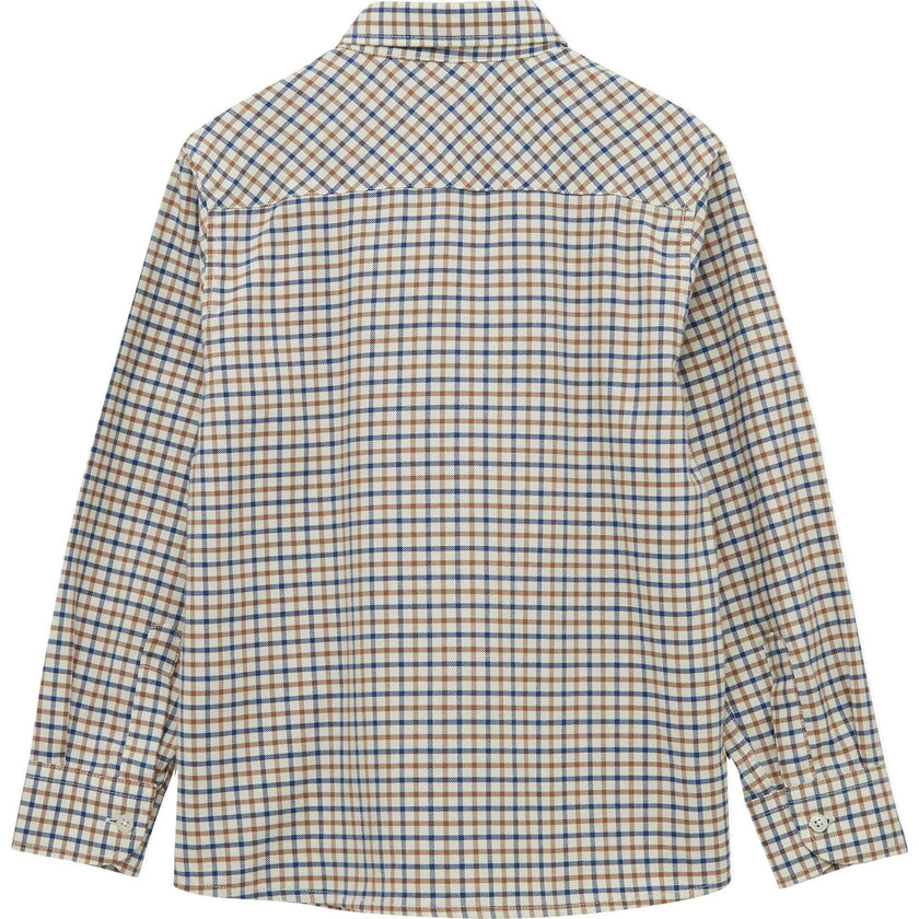 Oliver Shirt in Camel Check