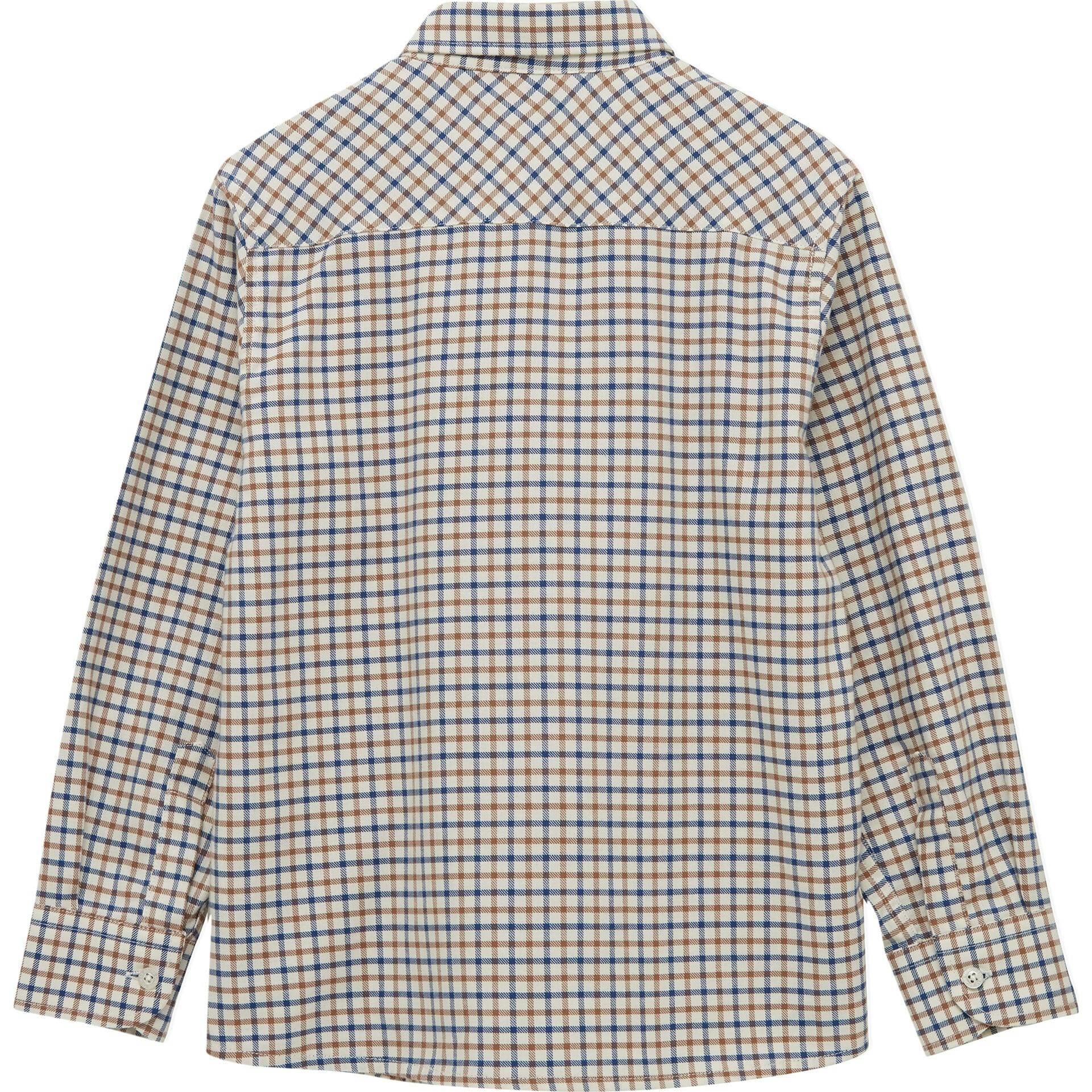 Oliver Shirt in Camel Check