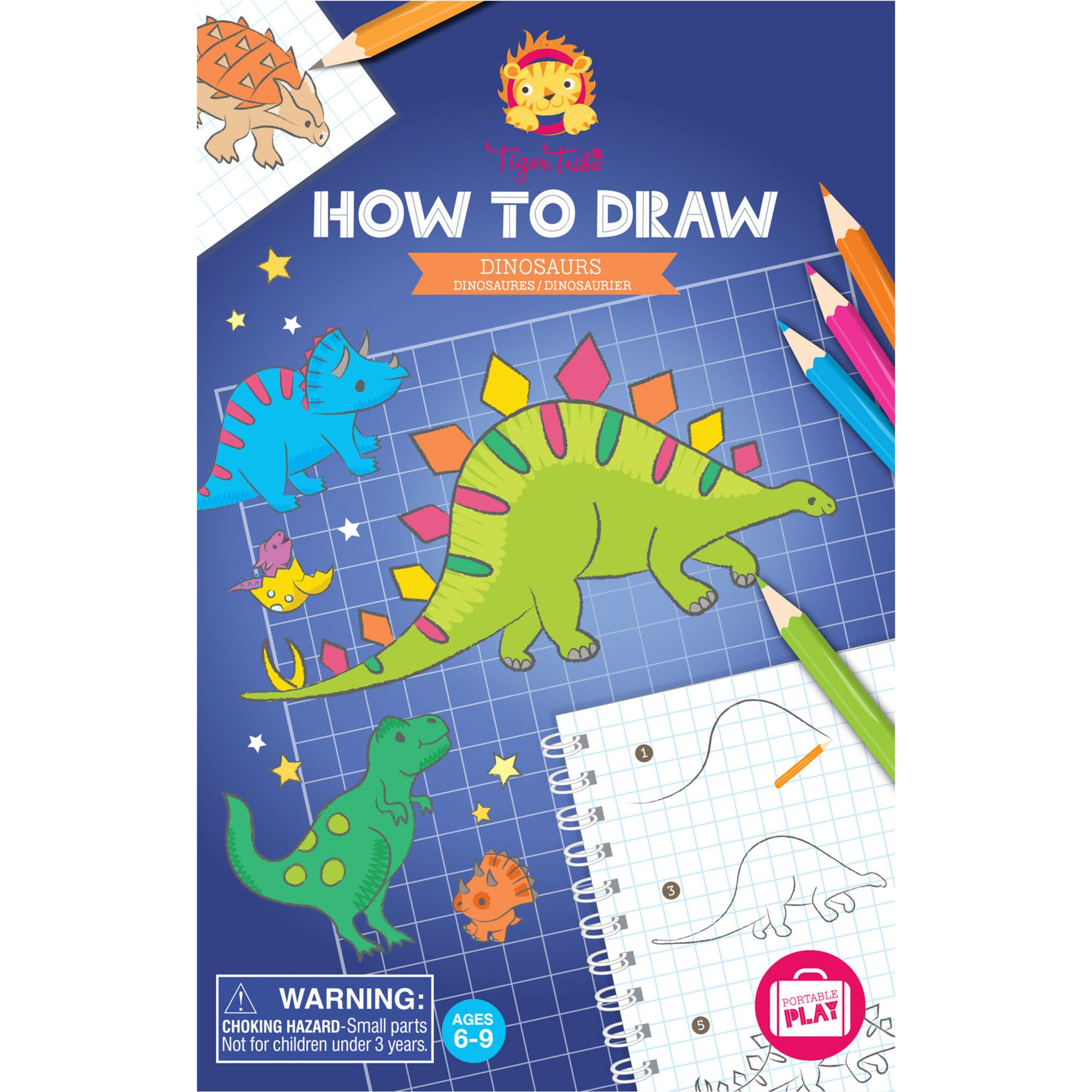 Tribe: How to Draw - Dinosaurs - Creative Artistic Set