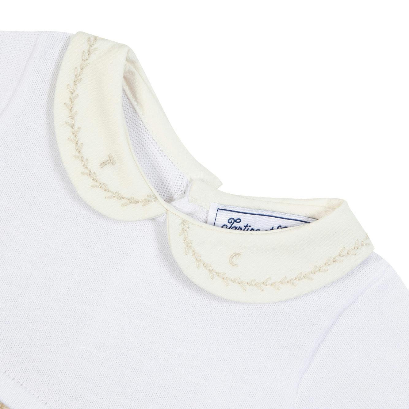 TARTINE ET CHOCOLAT Linen and Cotton Baby Romper
