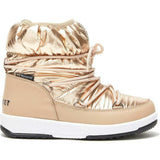 MOON BOOT Protecht Junior Low Rose Gold Nylon Boots