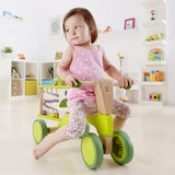 Scoot Around Ride-On Wood Balance Bike in Bright Green