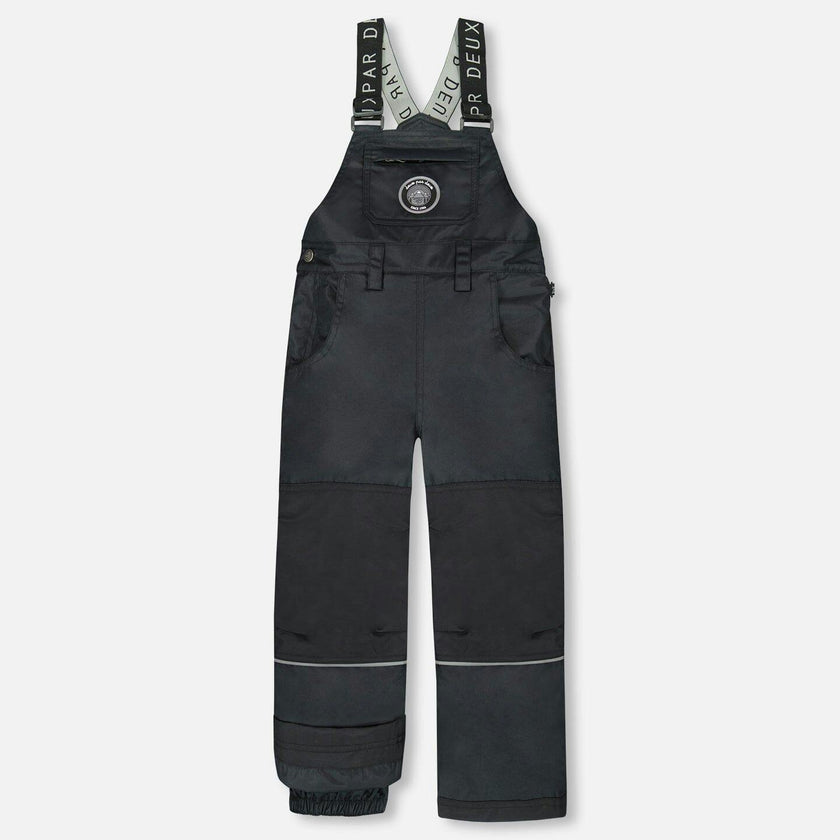 Solid Play Overall Snow Bib Black