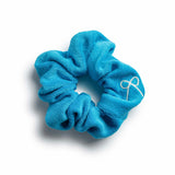 Halo Luxe Signature Terry Logo Scrunchie - Teal