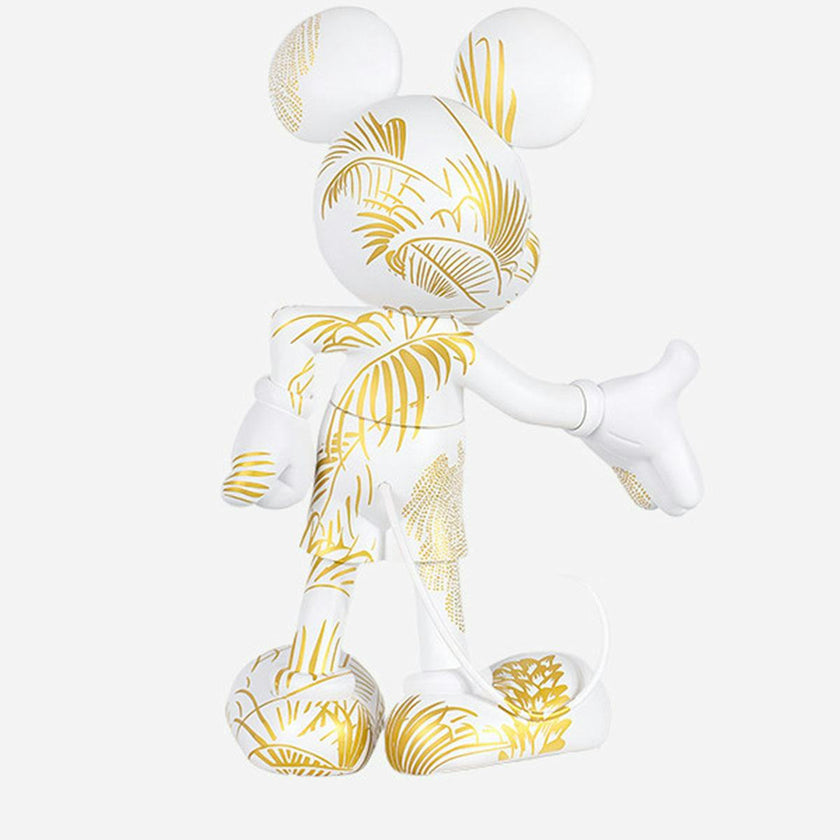 Mickey STAR STYLE White & Gold 12in