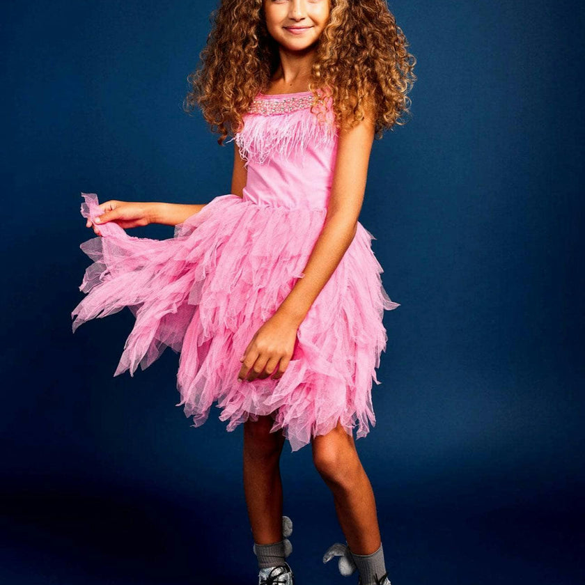 Pink Diamonds and Pearls Dress Pink