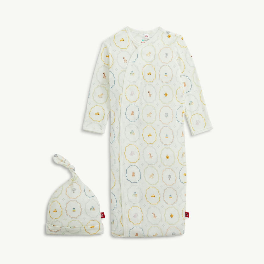 Magnetic Gown & Hat Set