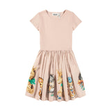 Vintage Blush Cissa Woodland Animal Print Dress