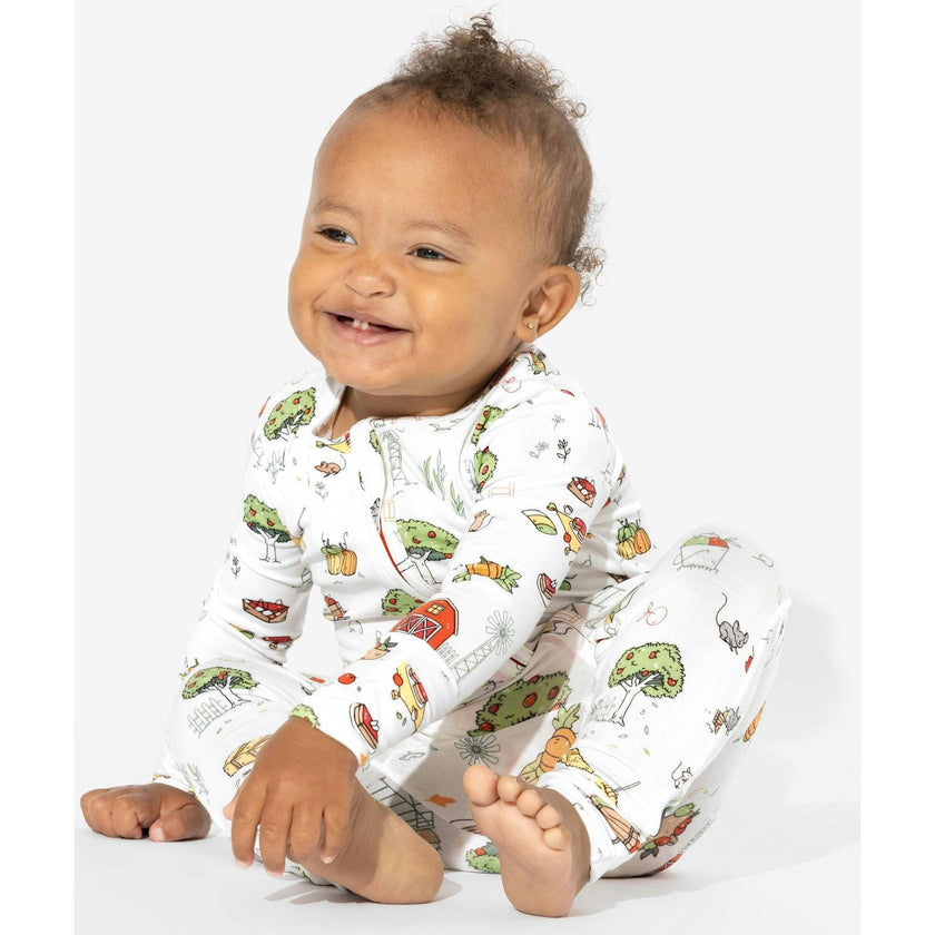 Fall Vibes Bamboo Convertible Footie